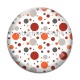 Cabochon Verre - pois rond