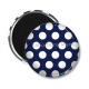 Magnet's - pois blanc sur fond bleu marine