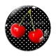 Cabochon Verre - cerise