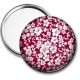 Miroir de poche - fleur