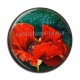 Cabochon Résine - coquelicot