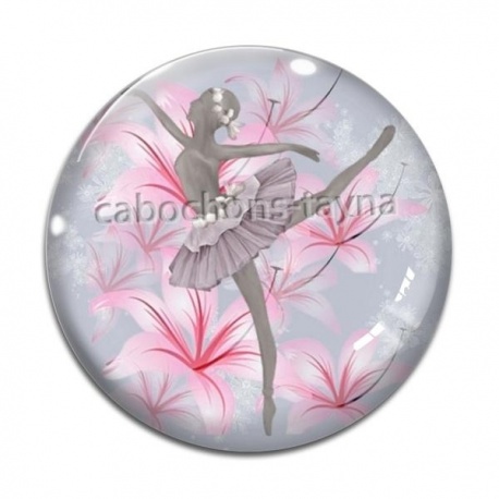 Cabochon Verre - Danseuse