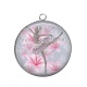 Pendentif Cabochon Argent - Danseuse