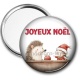 Miroir de poche - joyeux noël