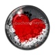 Cabochon Résine - coeur