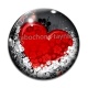 Cabochon Verre - coeur