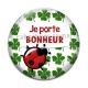 Cabochon Verre - je porte bonheur