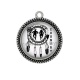 Pendentif Cabochon Argent - country