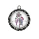 Pendentif Cabochon Argent - dreamcatcher