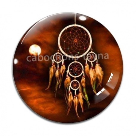 Cabochon Verre - dreamcatcher