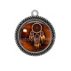 Pendentif Cabochon Argent - dreamcatcher