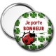 Miroir de poche - je porte bonheur