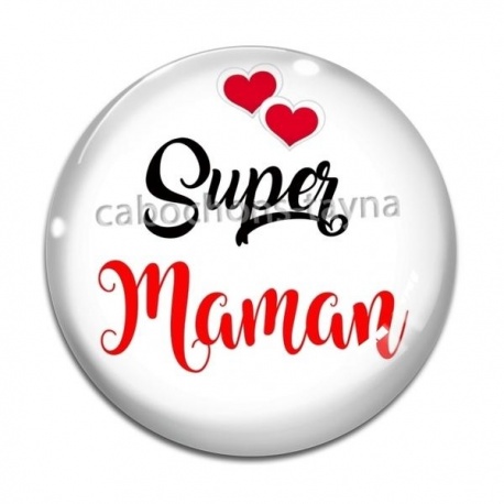 Cabochon Verre - super maman