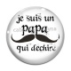 Cabochon Verre - je suis un papa qui déchire