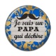 Cabochon Résine - un papa qui déchire