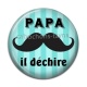 Cabochon Résine -  papa qui déchire