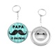 Porte clés décapsuleur -  papa qui déchire