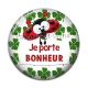 Cabochon Résine - je porte bonheur