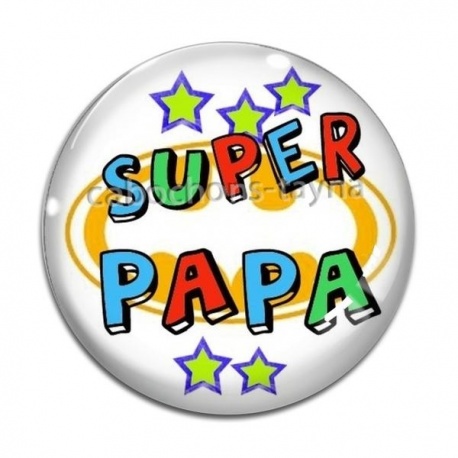 Cabochon Verre - super papa