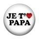 Cabochon Résine - je t'aime papa