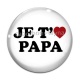Cabochon Verre - je t'aime papa