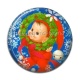 Cabochon Résine - enfant noël