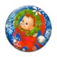 Cabochon Verre - enfant noël