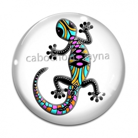 Cabochon Verre - Salamandre