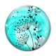 Cabochon Verre - pissenlit