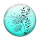 Cabochon Verre - pissenlit