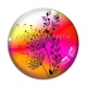 Cabochon Verre - pissenlit
