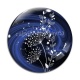Cabochon Verre - pissenlit