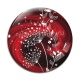 Cabochon Verre - pissenlit