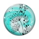 Cabochon Verre - pissenlit