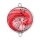 Connecteur Cabochon Argent - pissenlit