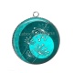 Pendentif Cabochon Argent - pissenlit