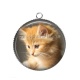 Pendentif Cabochon Argent - chaton