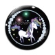 Cabochon Verre -  licorne