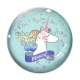Cabochon Verre -  licorne
