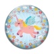 Cabochon Verre -  licorne