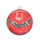 Pendentif Cabochon Argent - porte bonheur
