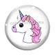 Cabochon Verre -  licorne