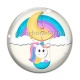 Cabochon Verre -  licorne