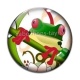 Cabochon Verre - grenouille