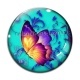 Cabochon Verre - papillon