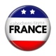 Cabochon Résine - drapeau France