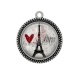 Pendentif Cabochon Argent - paris