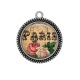 Pendentif Cabochon Argent -  paris