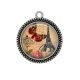 Pendentif Cabochon Argent - paris