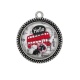 Pendentif Cabochon Argent - hello Londres